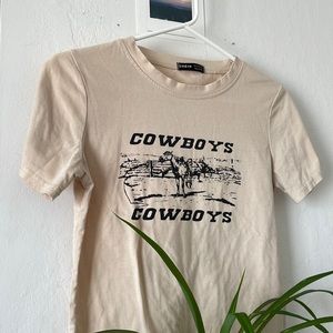 “Cowboys” tee from Shein! Super cute, size small. Barely worn.